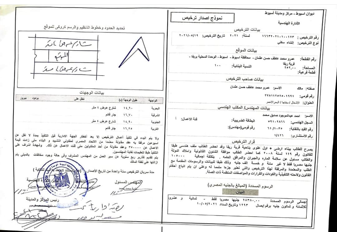 قسم تراخيص البناء 